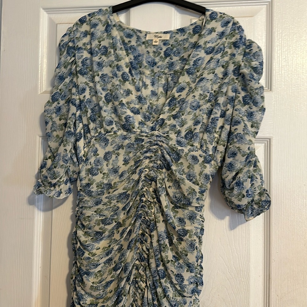 Floral body con dress